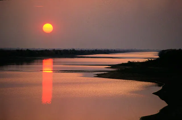 Rio Araguaia, pôr do sol